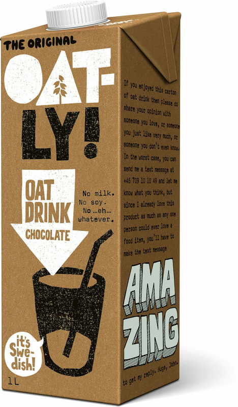 Chocolate Oat Drink 1 Litre (Oatly)