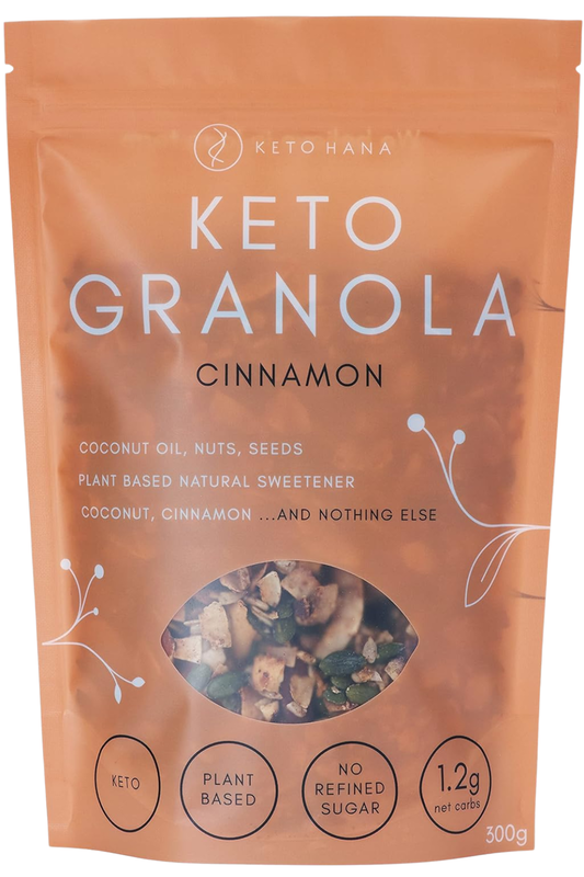 Cinnamon Keto Granola 300g (Keto Hana)