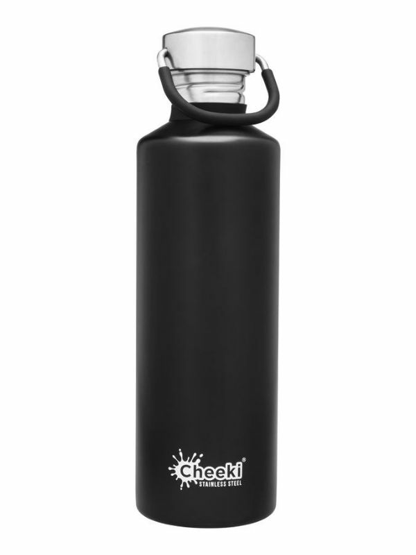 Classic Bottle Matt Black Medium 750ml (Cheeki)