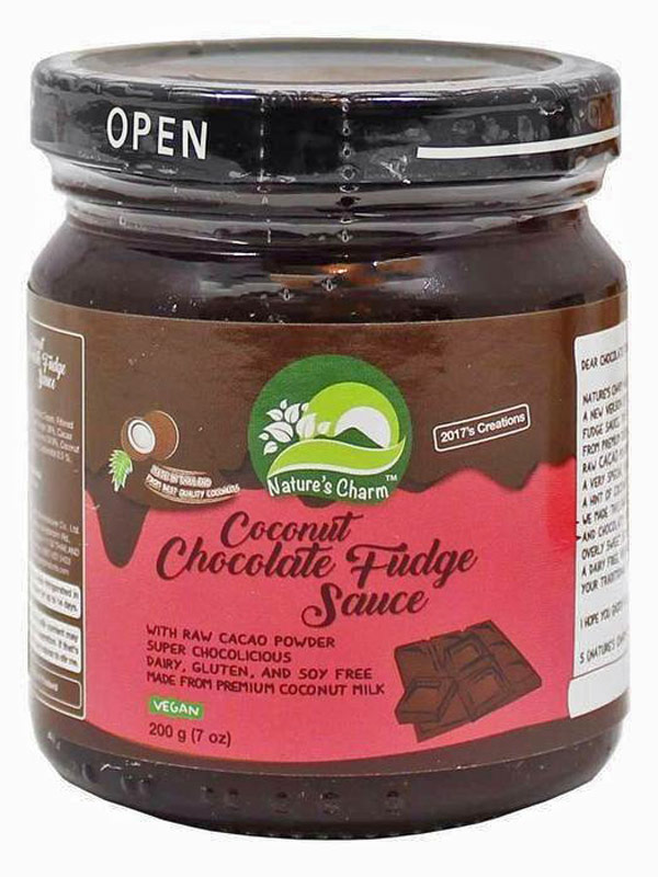 Coconut Chocolate Fudge Sauce 200g (Nature's Charm)