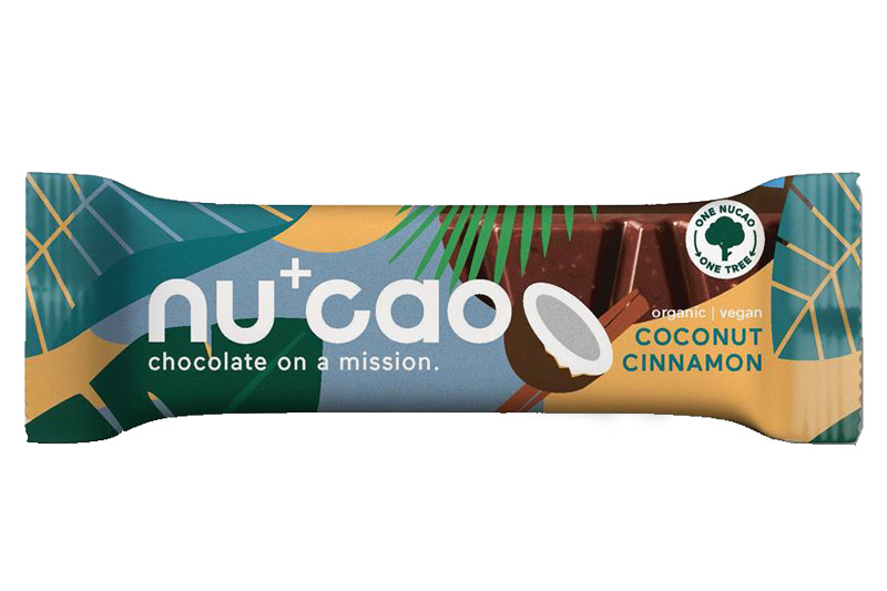 Coconut Cinnamon Bar 40g, Organic (Nucao)