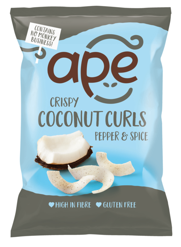 Coconut Curls with Pepper and Spice, 20g (Ape Snacks)