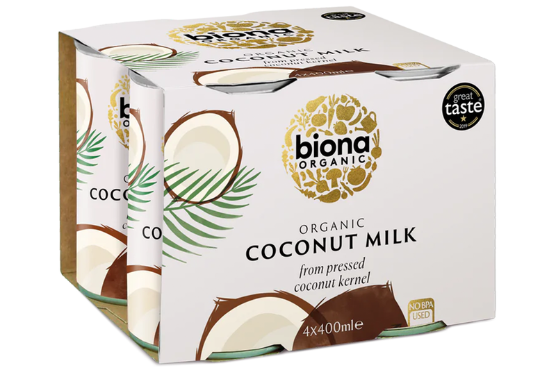 Organic Classic Coconut Milk 400ml x 4 (Biona)