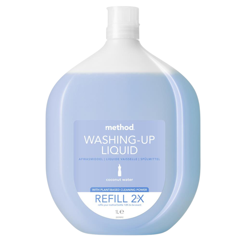 Washing Up Liquid Refill Coconut Water 1L (Method)