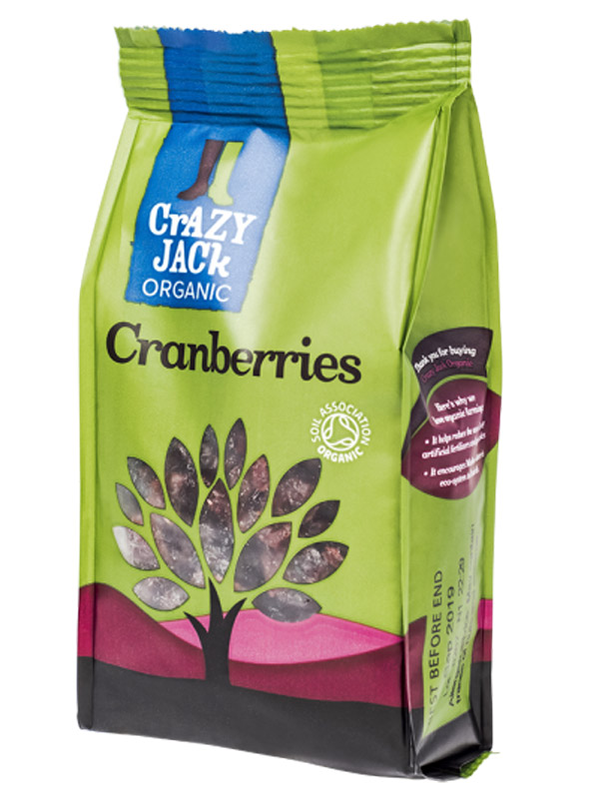 Organic Cranberries 100g (Crazy Jack)