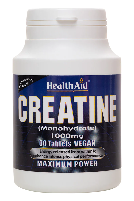 Creatine Monohydrate 1000mg 60 Tablets (Health Aid)