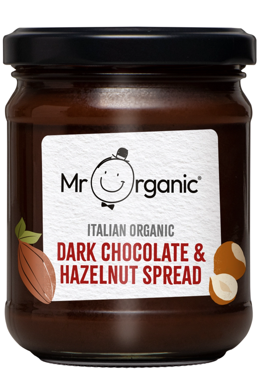 Organic Dark Chocolate & Hazelnut Spread 200g (Mr Organic)