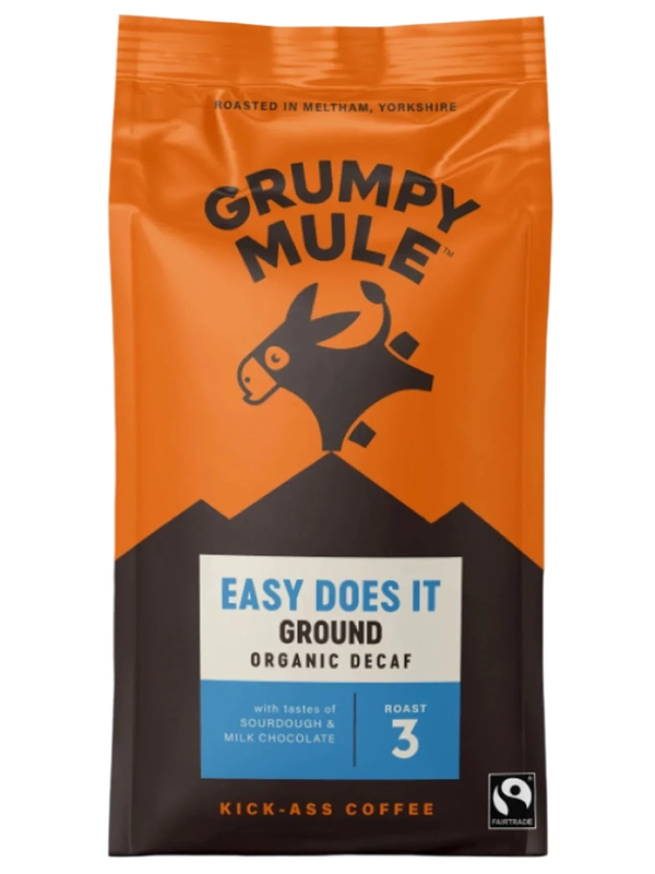 Organic Easy Does It Decaf Coffee Beans 200g (Grumpy Mule)