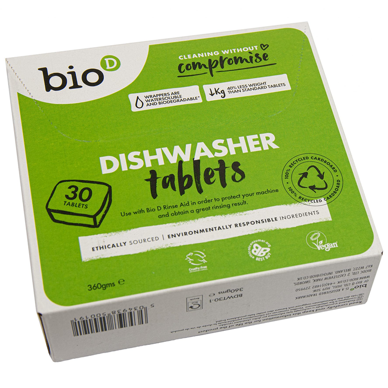 Dishwasher Tablets 30 Tablets (Bio-D)