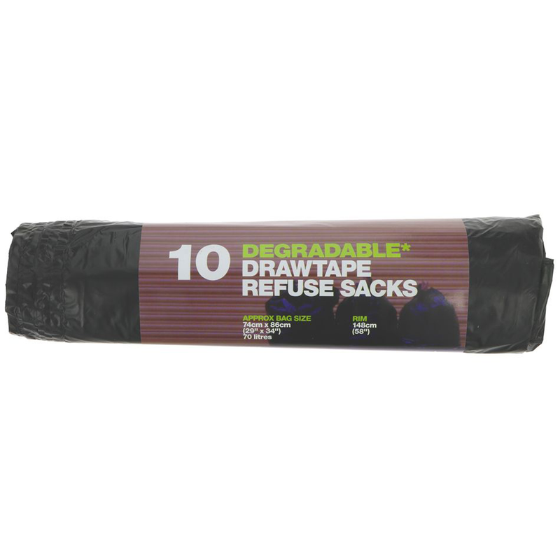 Refuse Sacks Drawtape 70L (D2w)