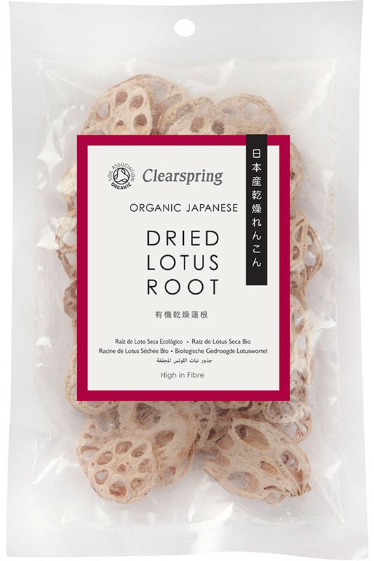 Organic Japanese Dried Lotus Root Slices 30g (Clearspring)