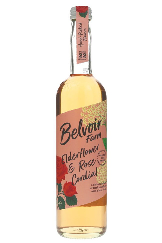 Elderflower & Rose Cordial 500ml (Belvoir)