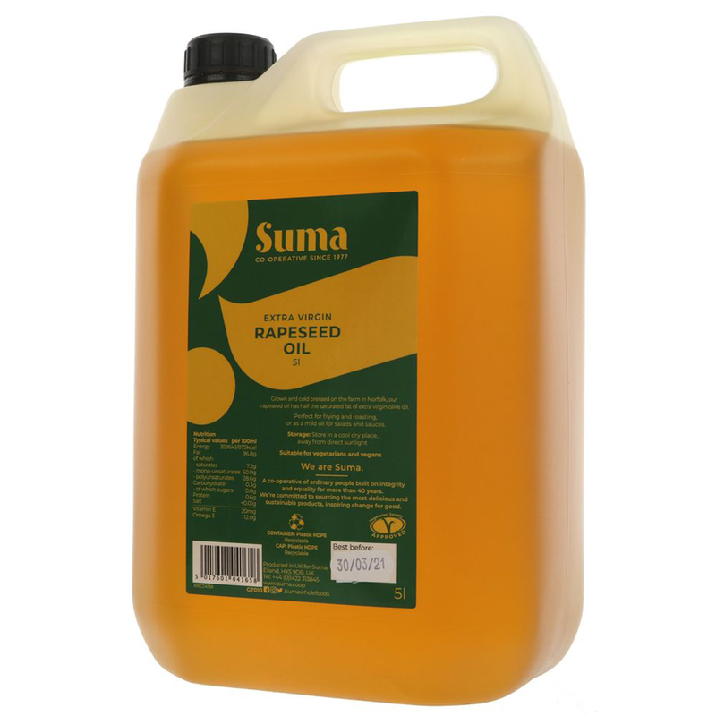 Extra Virgin Rapeseed Oil 5L (Suma)