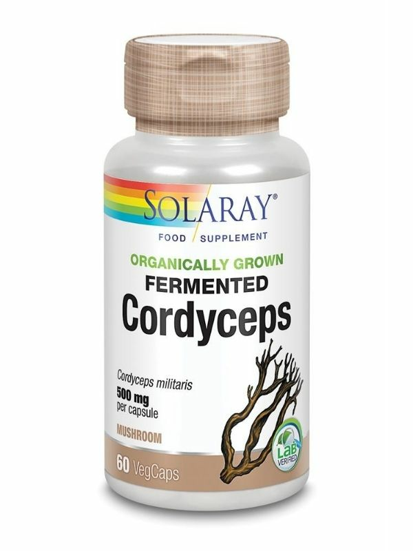 Fermented Cordyceps 60 Capsules (Solaray)