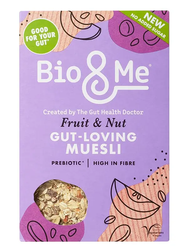 Fruit and Nut Gut Loving Muesli 400g (Bio&Me)