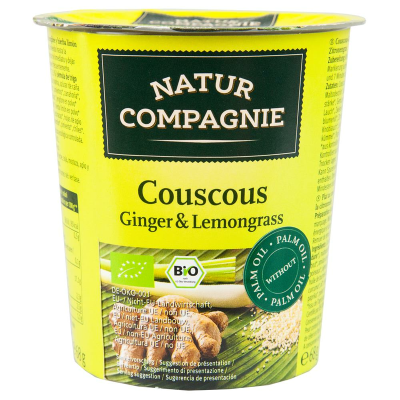 Ginger & lemongrass couscous 68g, Organic (Granovita)