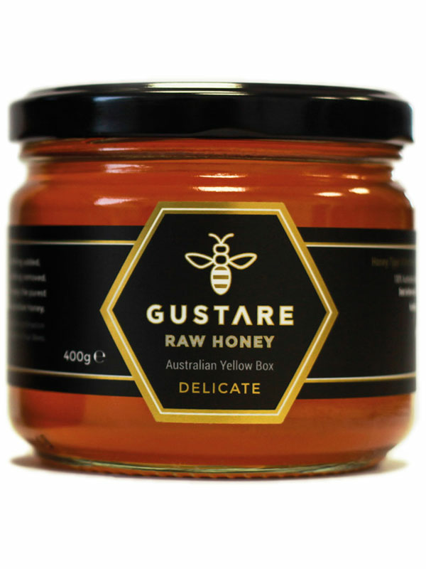 Yellow Box Raw Australian Honey 400g (Gustare)