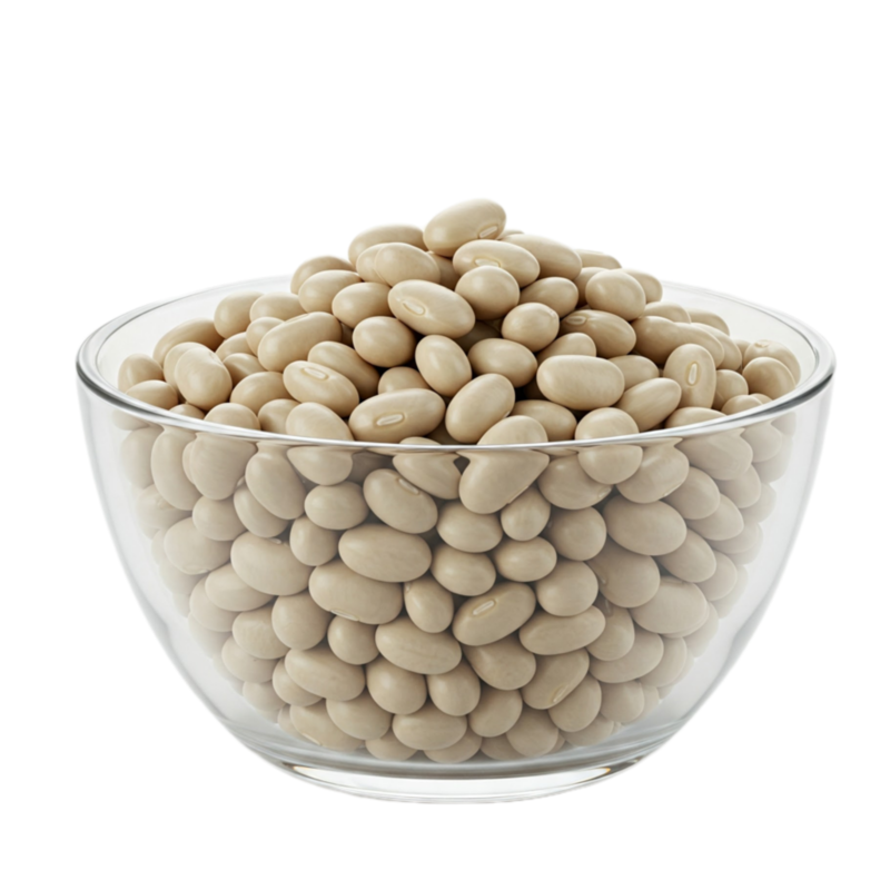 Organic Haricot Beans 25kg (Bulk)