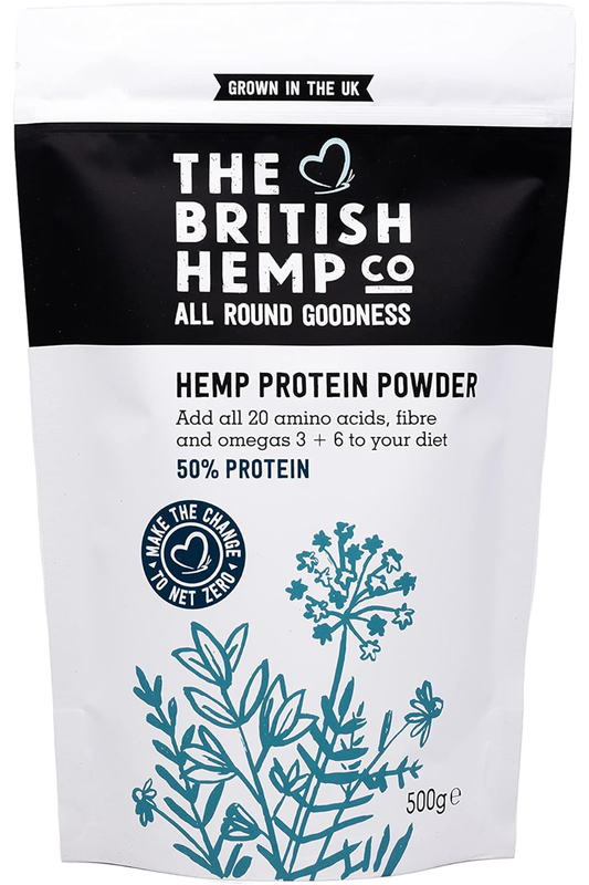 Organic 50% Hemp Protein Powder 500g (British Hemp Co)