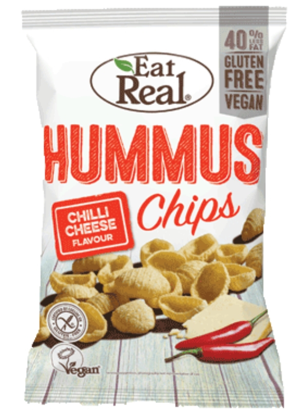 Hummus Chilli Cheese Chips 45g (Eat Real)