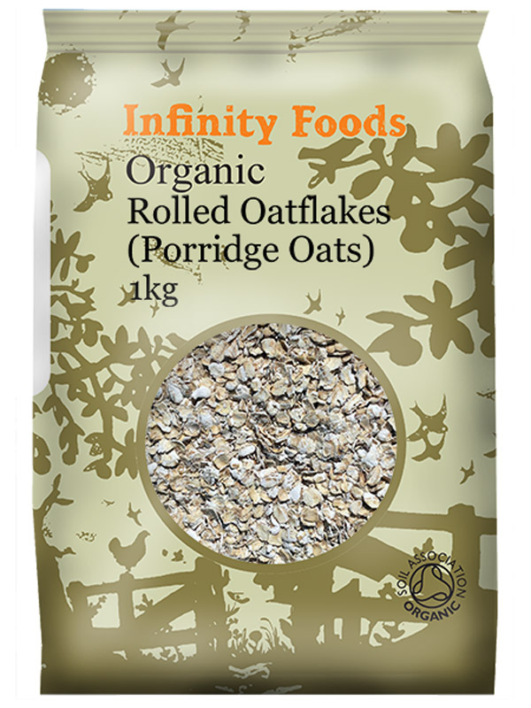 Rolled Oatflakes, Organic 1kg (Infinity Foods)