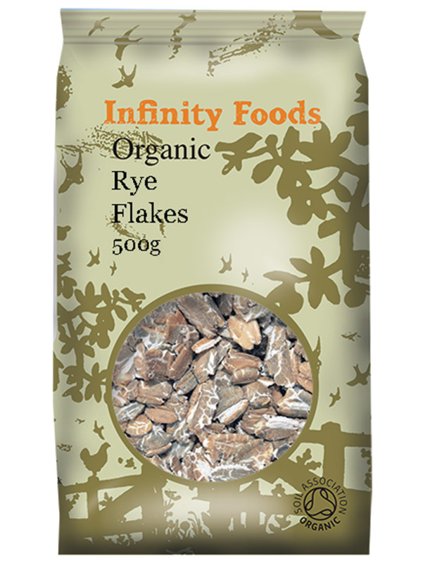 Rye Flakes, Organic 500g (Infinity Foods)