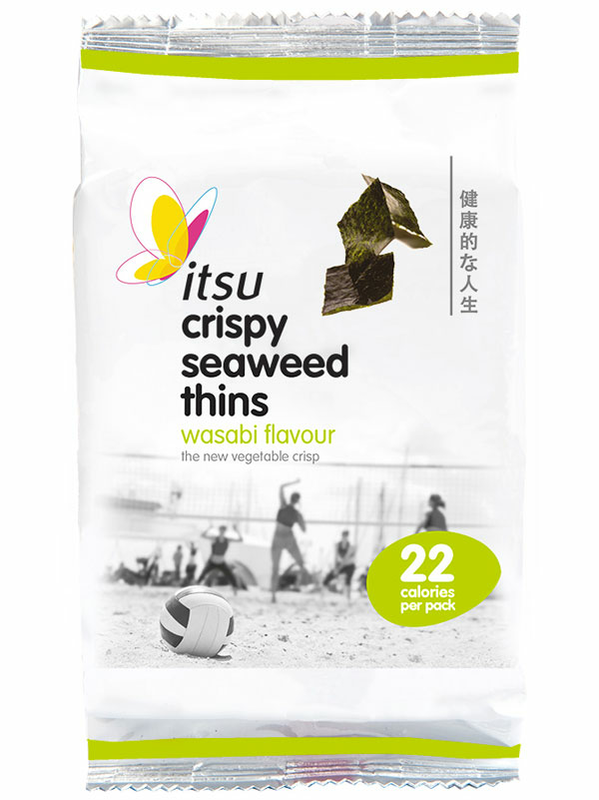 Wasabi Crispy Seaweed Thins 5g (Itsu)