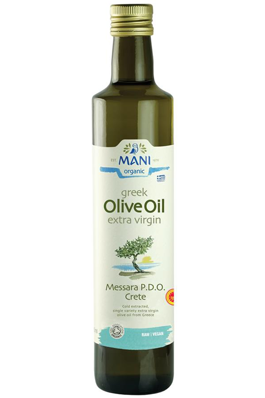 Organic Messara PDO Extra Virgin Olive Oil 500ml (Mani)