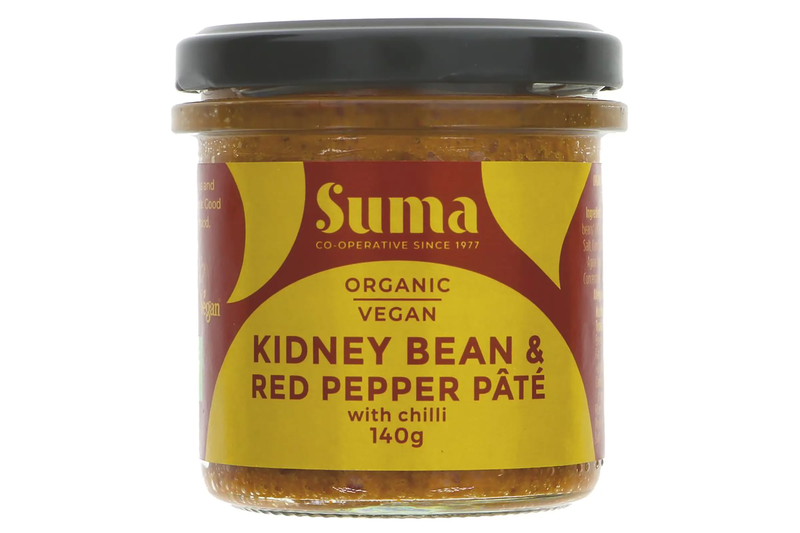 Organic Kidney Bean and Red Pepper Pate 140g (Suma)