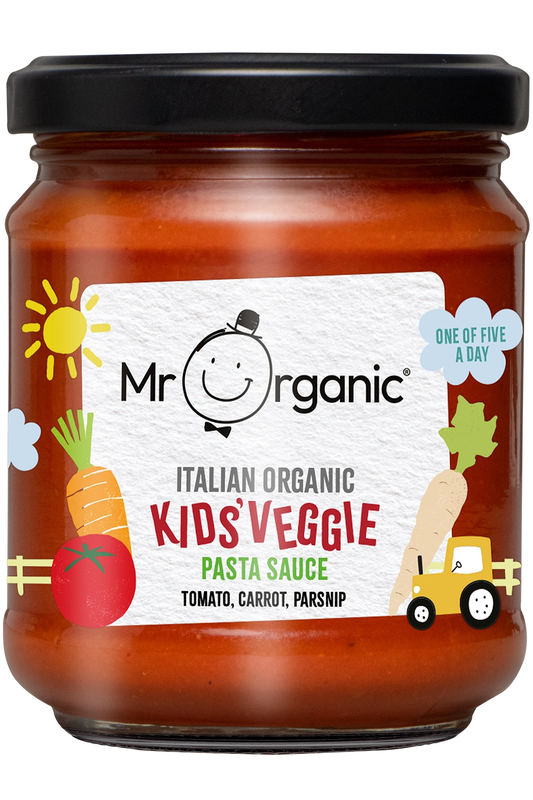 Organic Kids Pasta Sauce Tomato, Carrot & Parsnip 200g (Mr Organic)