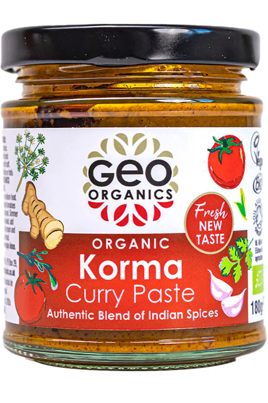 Organic Korma Curry Paste 180g (Geo Organics)