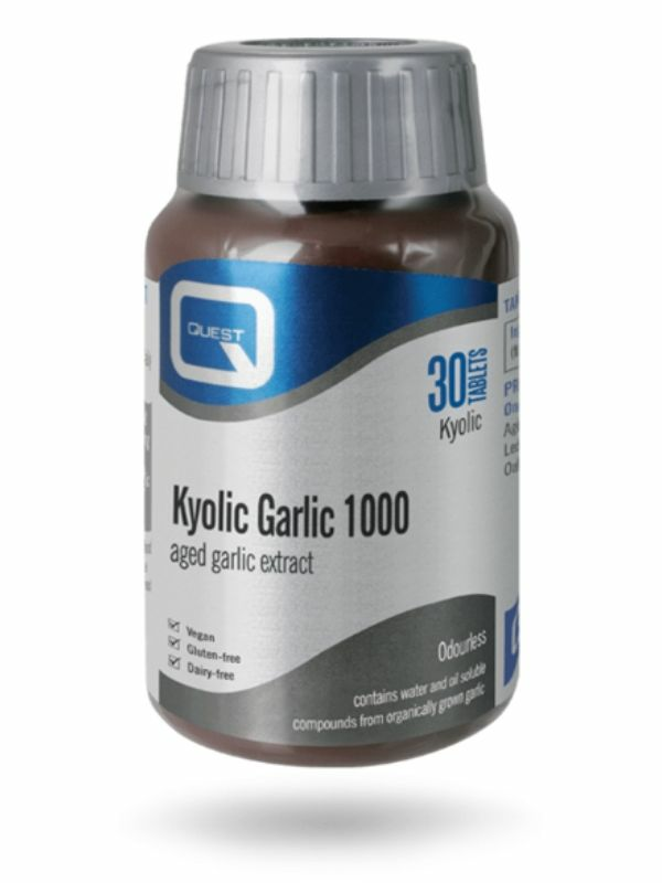 Kyolic Garlic 1000mg 30 Tablets (Quest)