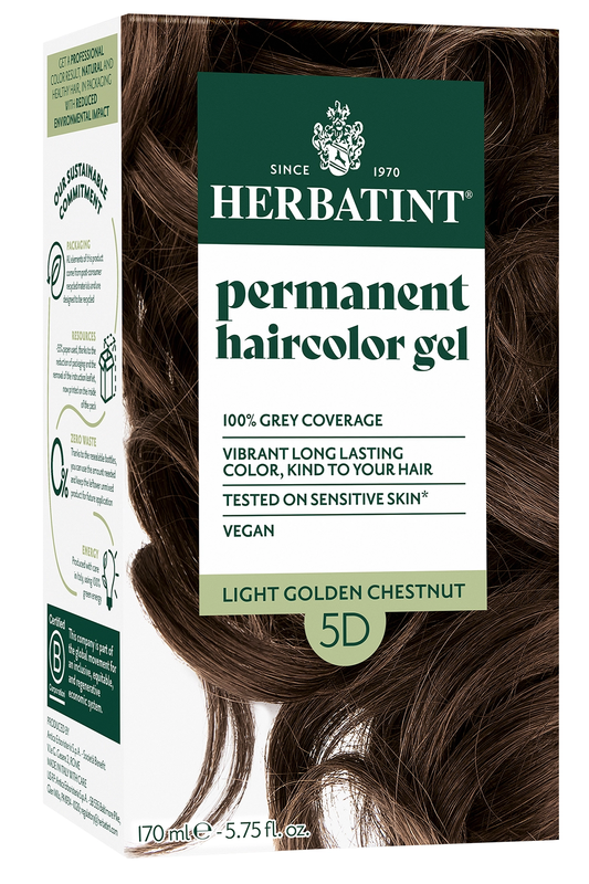 5D Light Golden Chestnut Hair Colour 170ml (Herbatint)