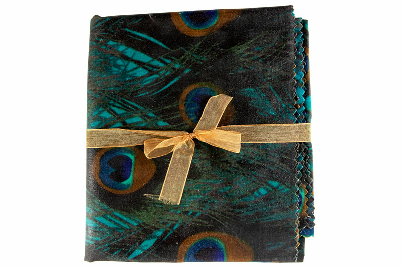 I'm a Little Peacock Beeswax Wrap, 50cm x 50cm (Pretty Clingy)