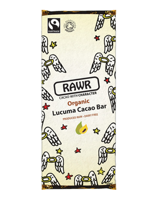 Organic Lucuma Cacao Raw Chocolate 60g (RAWR)