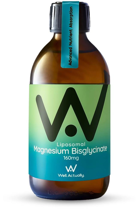 Magnesium Bisglycinate 160mg Liposomal Liquid 250ml (Well Actually)