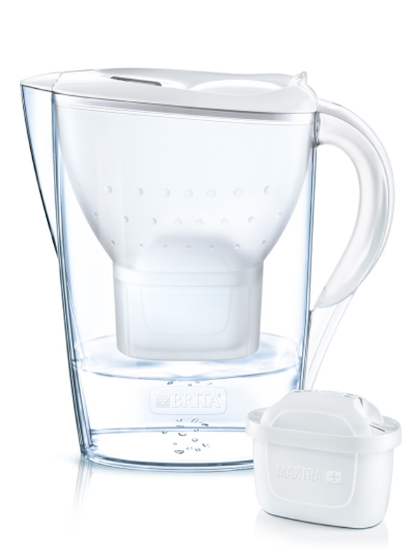 Marella Water Filter Starter Pack with 3 Cartridges 2.4L (Brita)