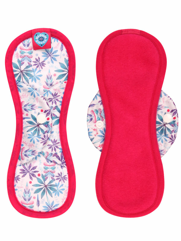 Medium Midi Reusable Sanitary Pad - Loopy x 1 (Bloom & Nora)