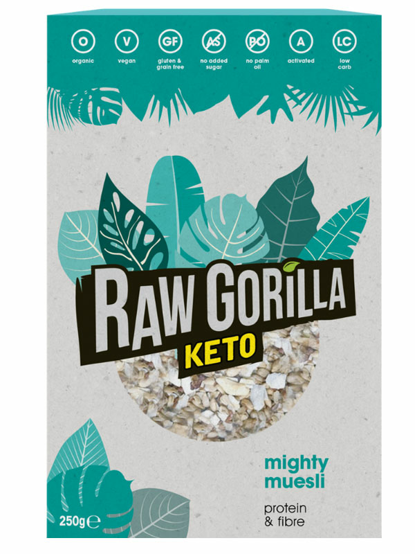 Organic Mighty Muesli 250g (Raw Gorilla)