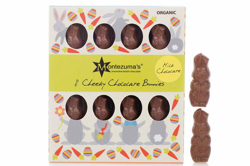 Milk Chocolate Cheeky Bunnies, Organic 90g (Montezuma's)