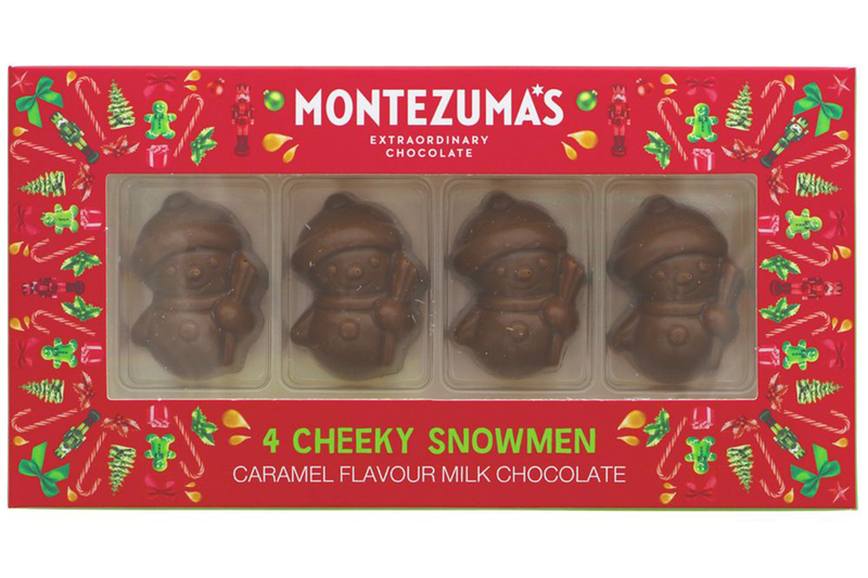 Milk Chocolate Caramel Flavoured Snowmen 55g (Montezuma's)