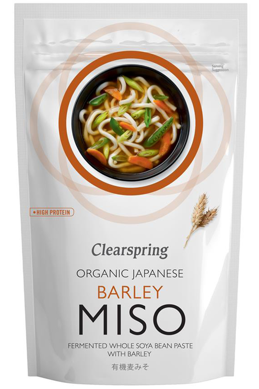 Organic Japanese Barley Miso Paste 300g (Clearspring)