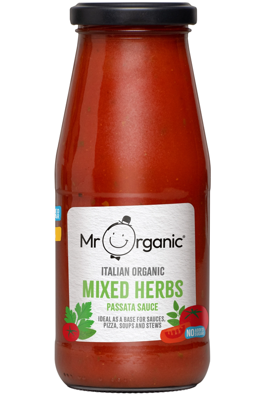 Organic Mixed Herbs Passata Sauce 400g (Mr Organic)