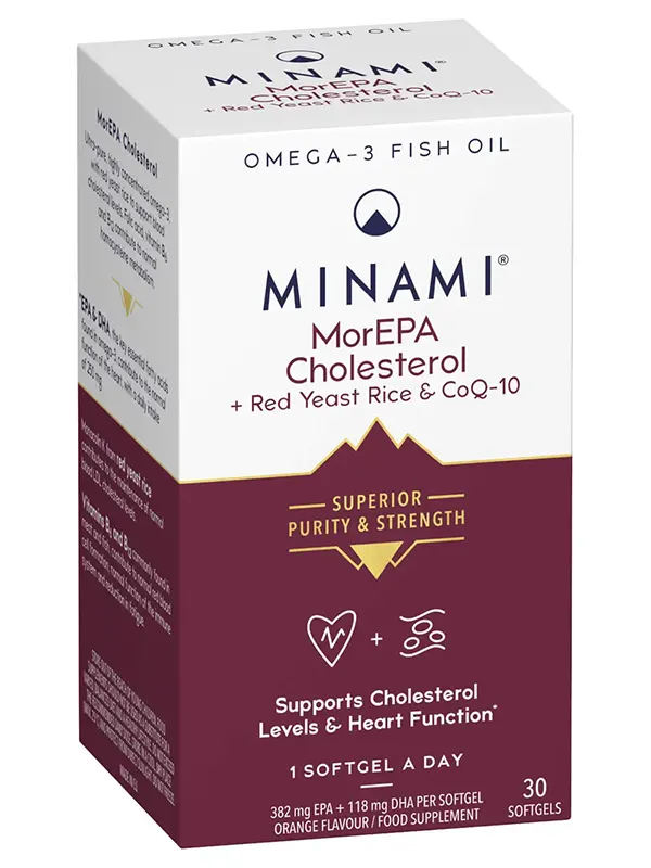 MorEPA Cholesterol, 30 Capsules (Minami Nutrition)