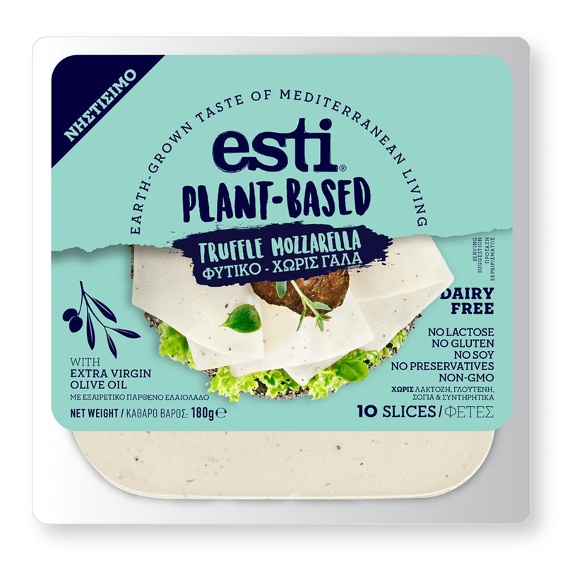 Mozzarella with Truffle flavour Slices 180g (Esti)