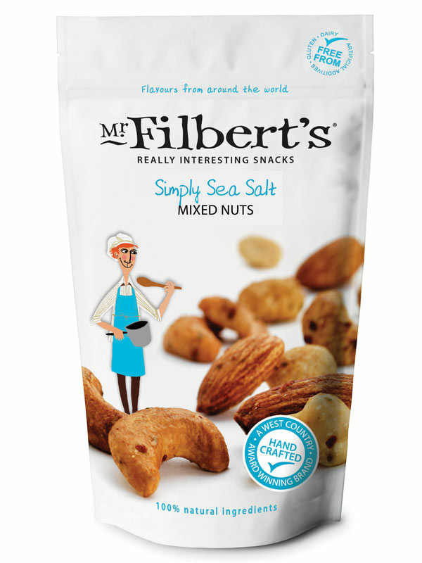 Simply Sea Salt Mixed Nuts 120g (Mr Filbert's)