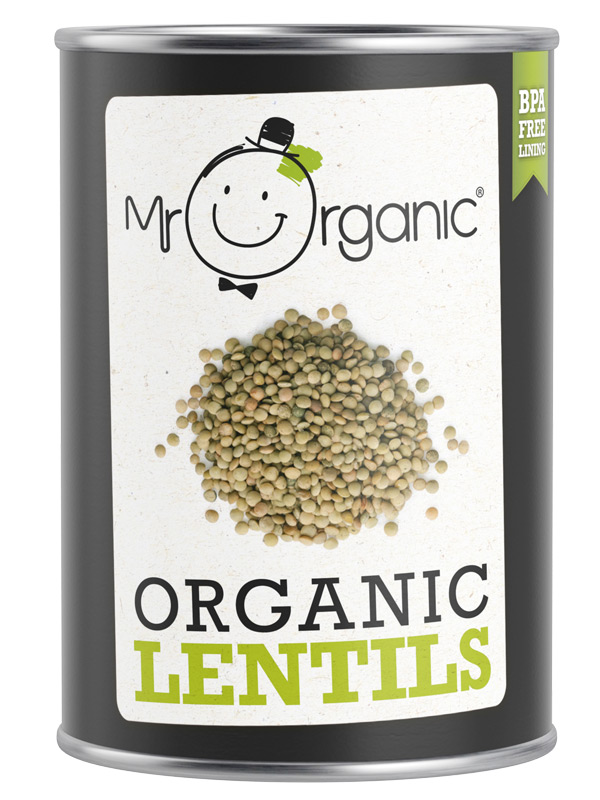 Green Lentils, Organic 400g (Mr Organic)