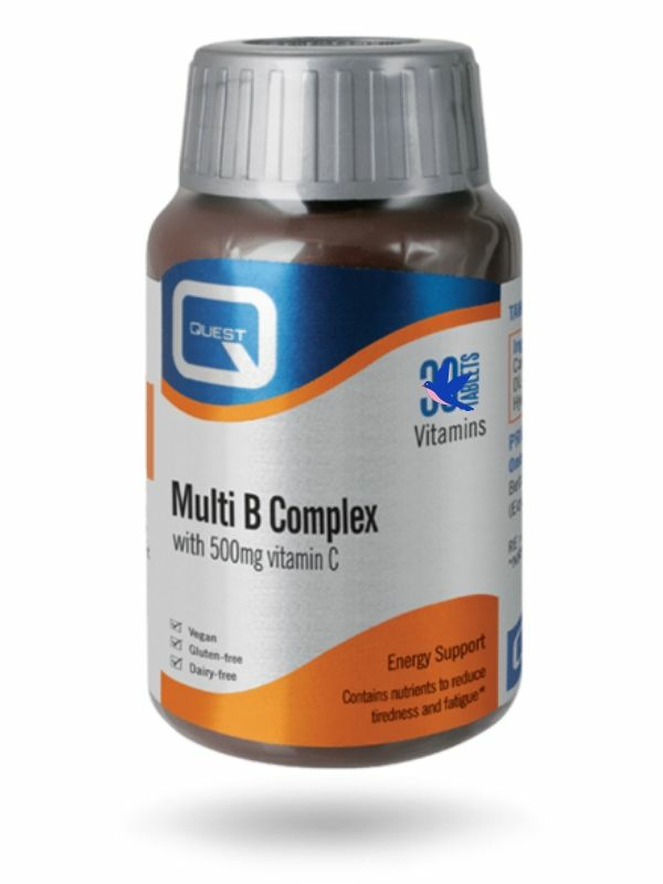 Multi B Complex + 500mg C 60 tablet (Quest)