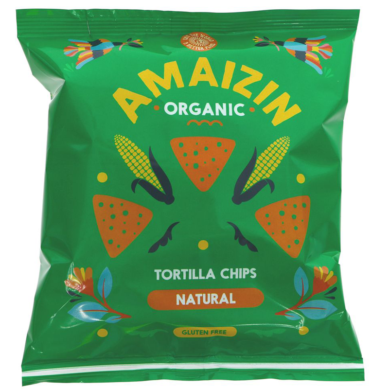 Organic Natural Tortilla Corn Chips 75g (Amaizin)