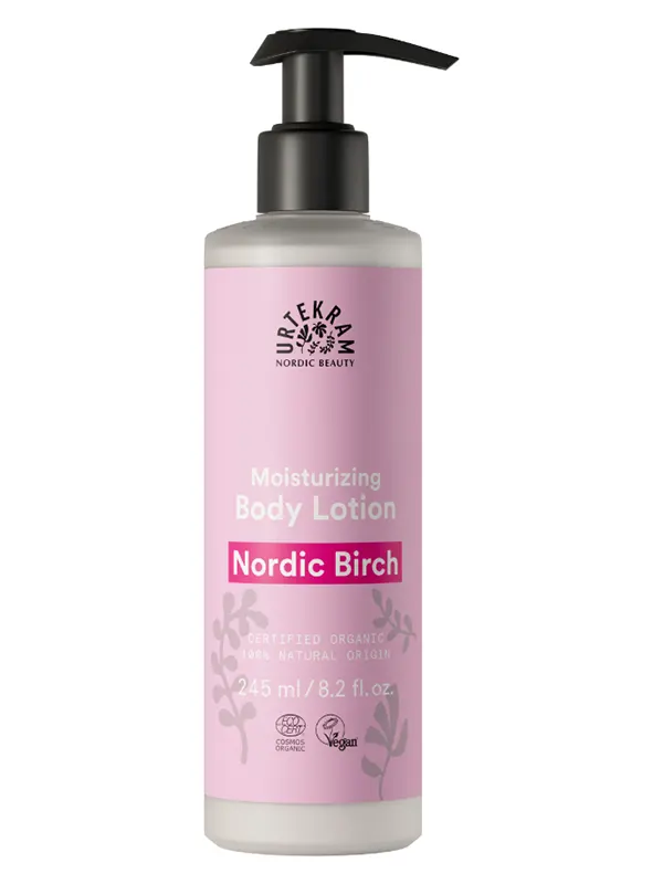 Nordic Birch Body Lotion, Organic 245ml (Urtekram)